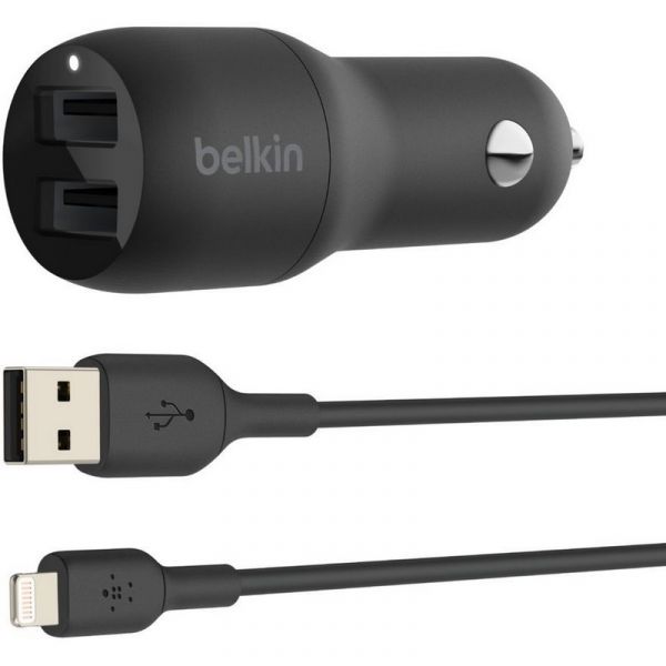 Автомобильное зарядное устройство Belkin CCD001bt1MBK черный