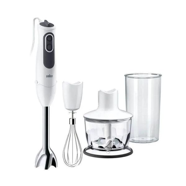 Блендер Braun MQ3135 SAUCE погружной, белый/серый