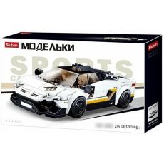 Конструктор Sluban Model Brick Спортивная машина белая M38-B0957 276 деталей